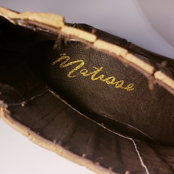 NWOB Matisse Run Wild Leather Western Bootie - Picture 6 of 6